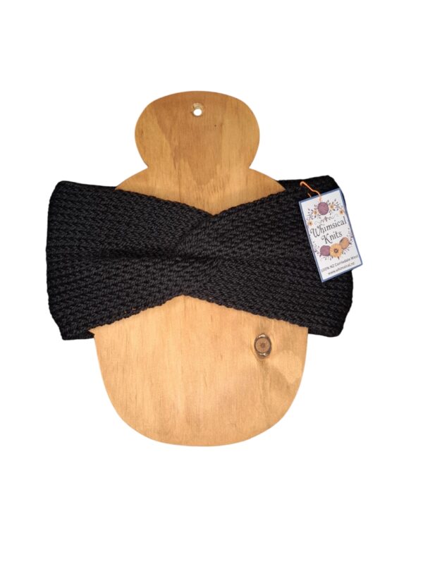 Wool Headband - Black