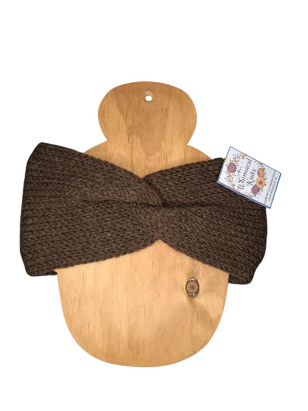 Headband Wool - Dark Brown