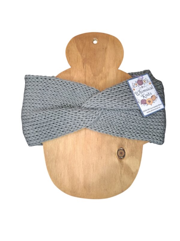 Titanium Corriedale Wool Headband