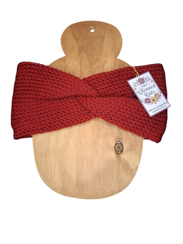 Autumn Maple Corriedale Wool Headband