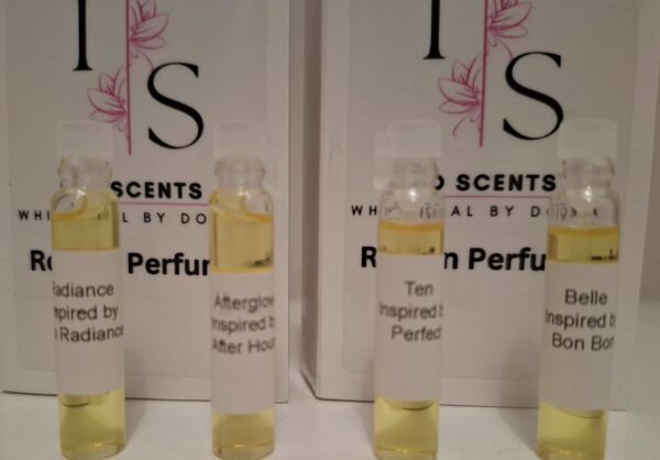 Roll on perfume samples